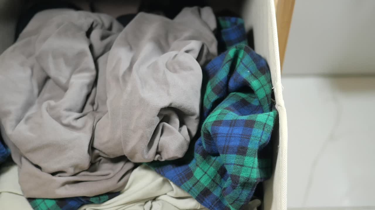 Laundry in a basket