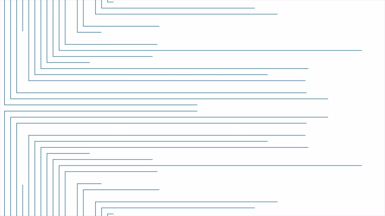 líneas azules mínimas abstracto tecnología futurista fondo de movimiento