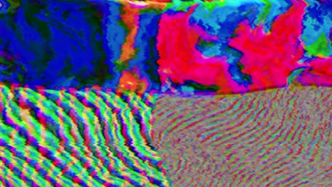imitación de glitch dinámica de ciencia ficción elegante patrón iridescente, fondo. efecto de cinta vieja