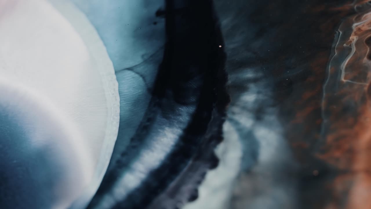 abstracto colorido nebulosa de tinta salpicado