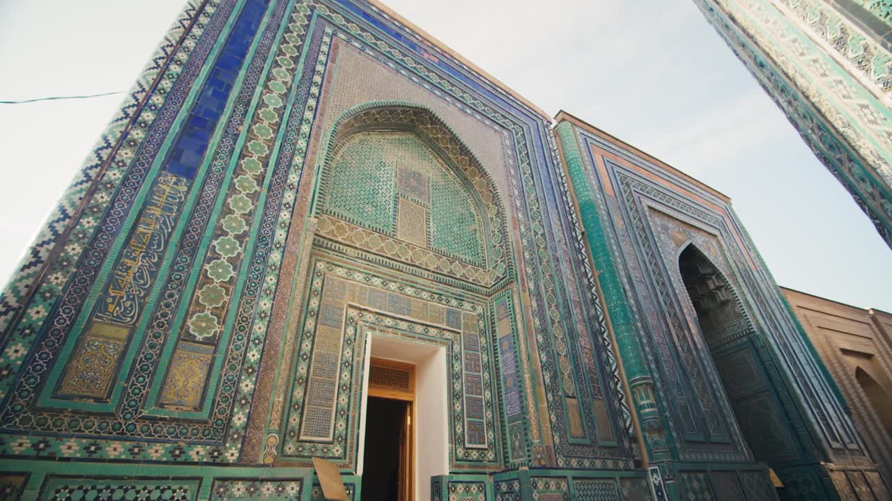 Samarkand city Shahi Zinda Mausoleums Islamic Architecture 22 of 51