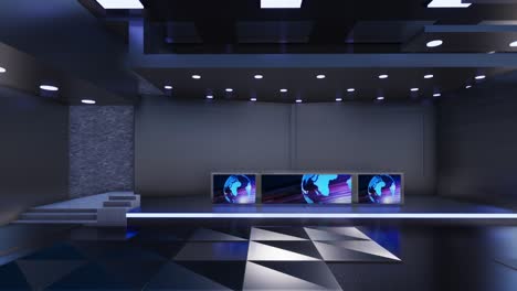 noticias del estudio de televisión virtual 3d