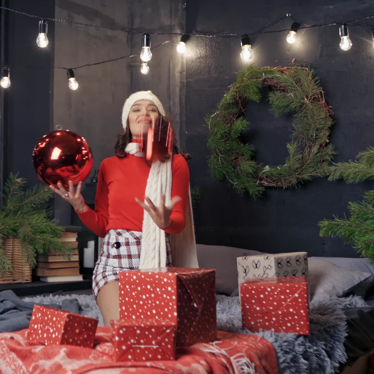 Woman In Christmas Sweater