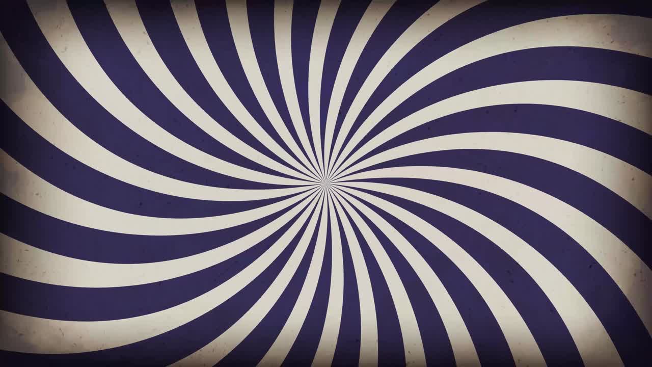 회전하는 방사형 패턴 회전 애니메이션 (빈테이지 텍스처)