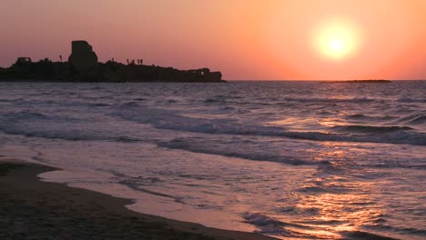 Una-Hermosa-Costa-De-Israel-Cerca-De-Tel-Aviv-Y-Haifanea