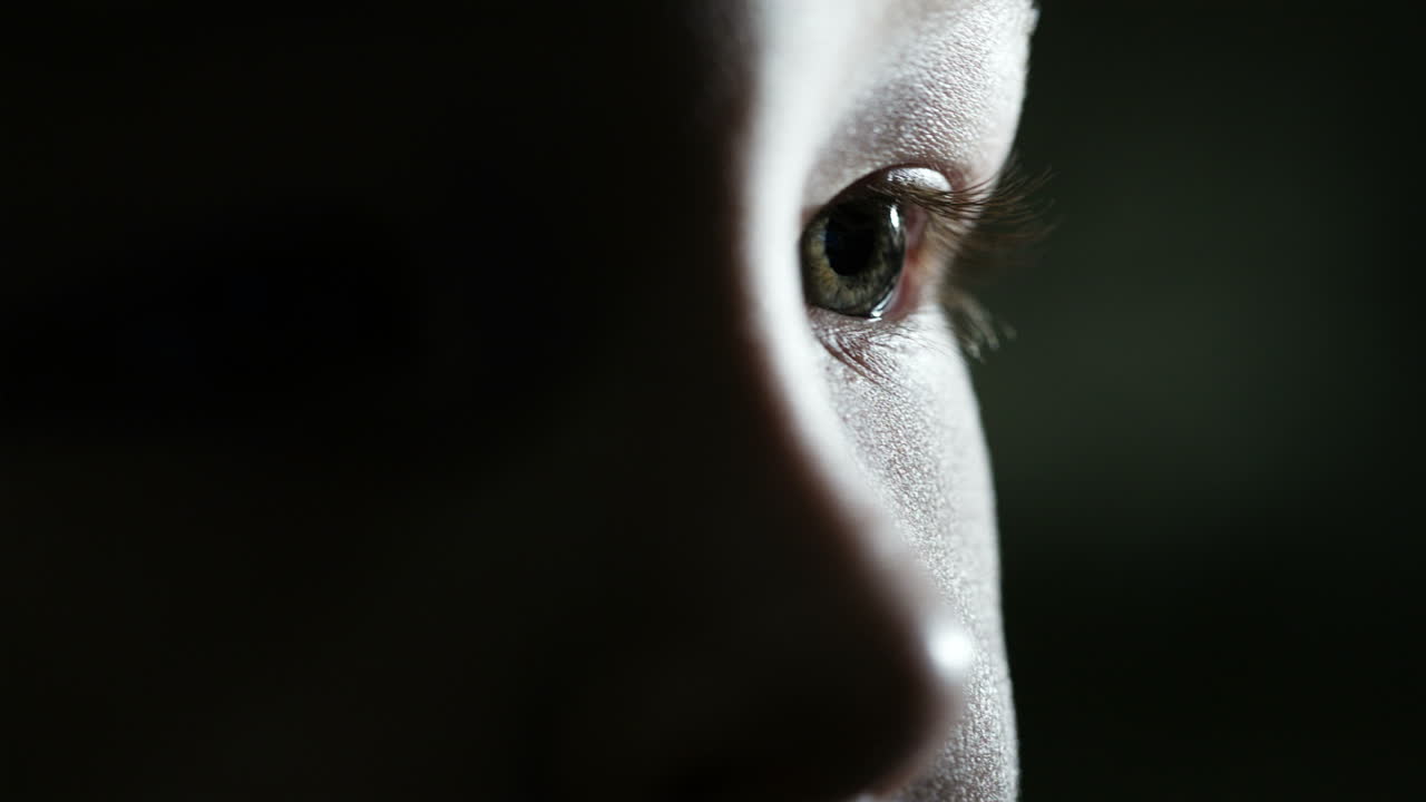 Boy watching cartoons