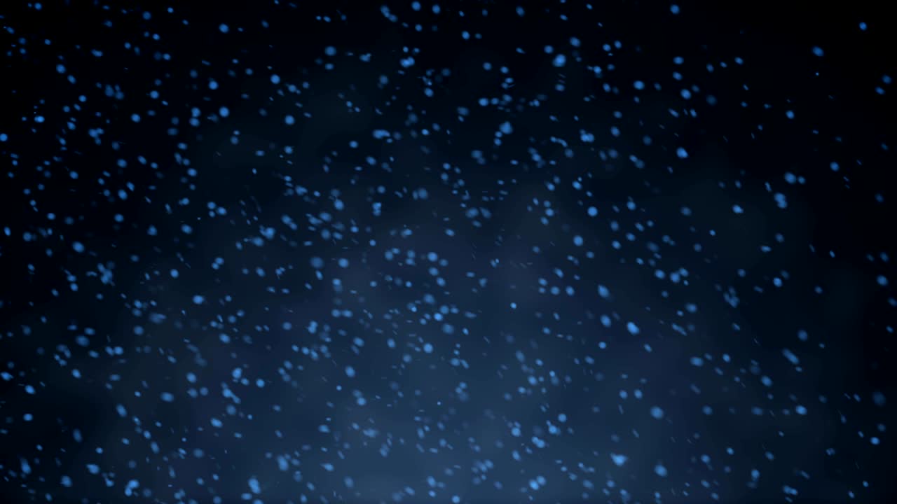 4k Christmas Snow Falling Particles Loop
