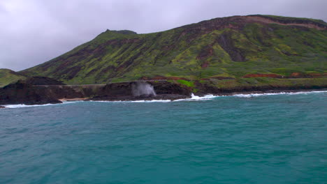 Halona-Blasloch-Auf-Der-Insel-Oahu,-Hawaii