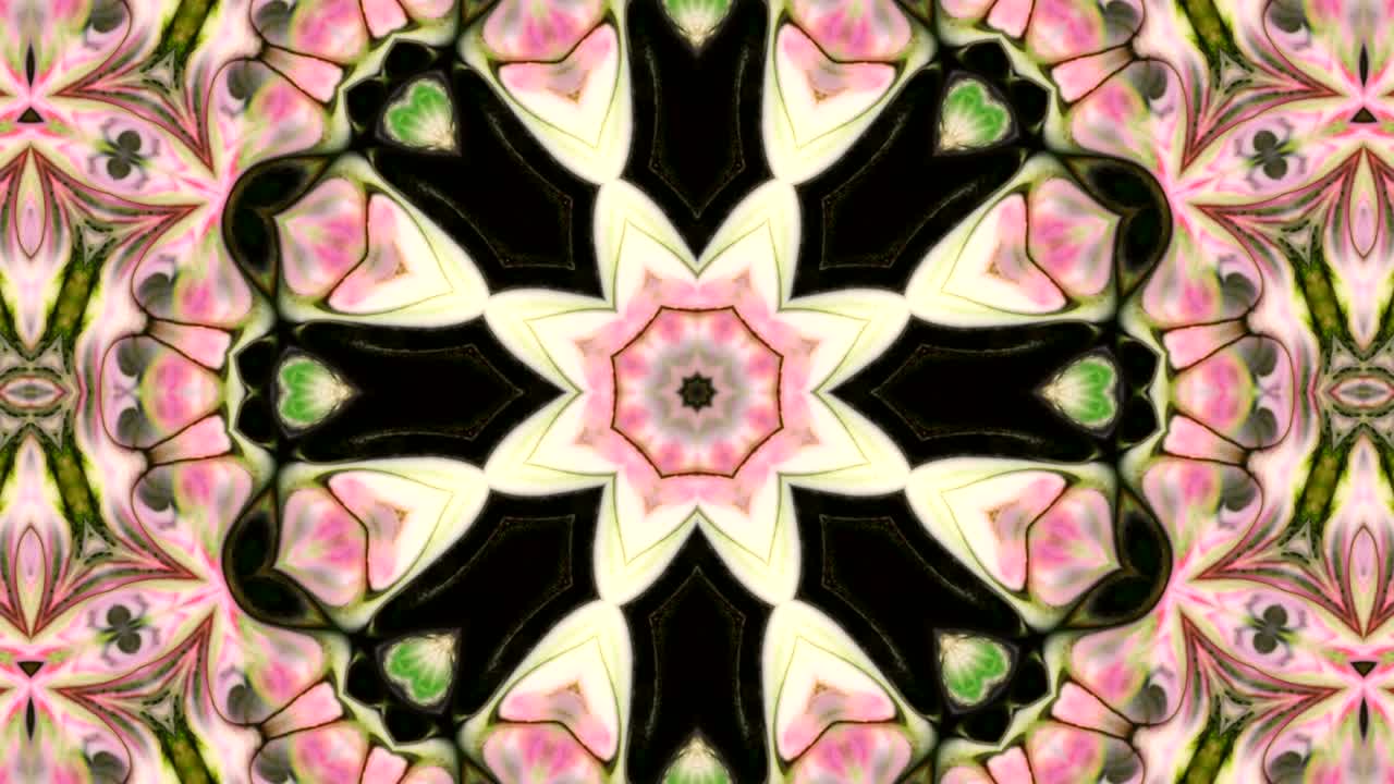 movimiento de fondo de kaleidoscopio abstractamente colorido