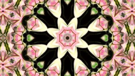 movimiento de fondo de kaleidoscopio abstractamente colorido
