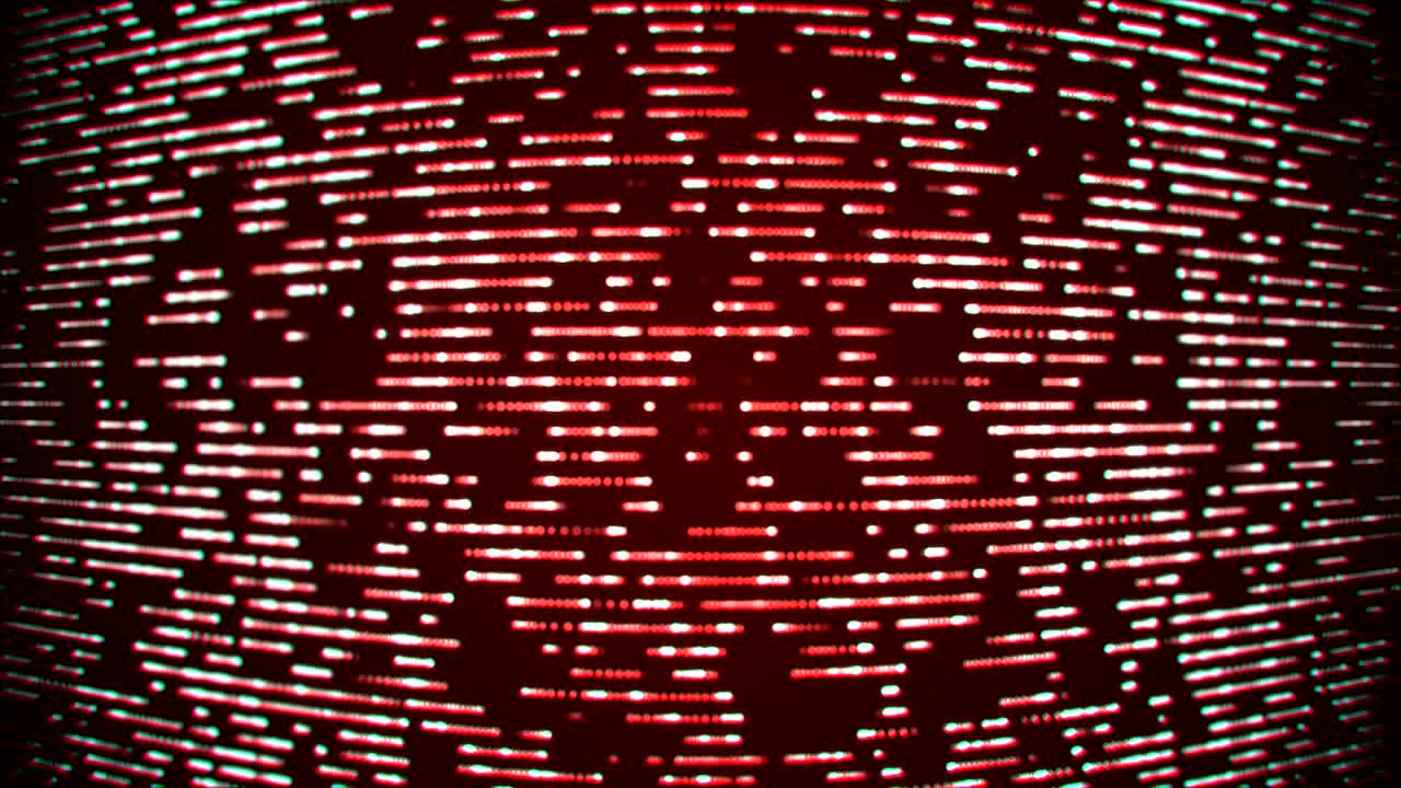 las partículas rojas de fondo abstracto (en bucle)