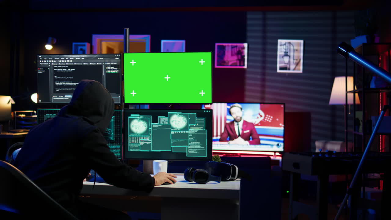 모 모니터를 사용하여 액세스 거부 오류 메시지 해커를 볼 수 있습니다.