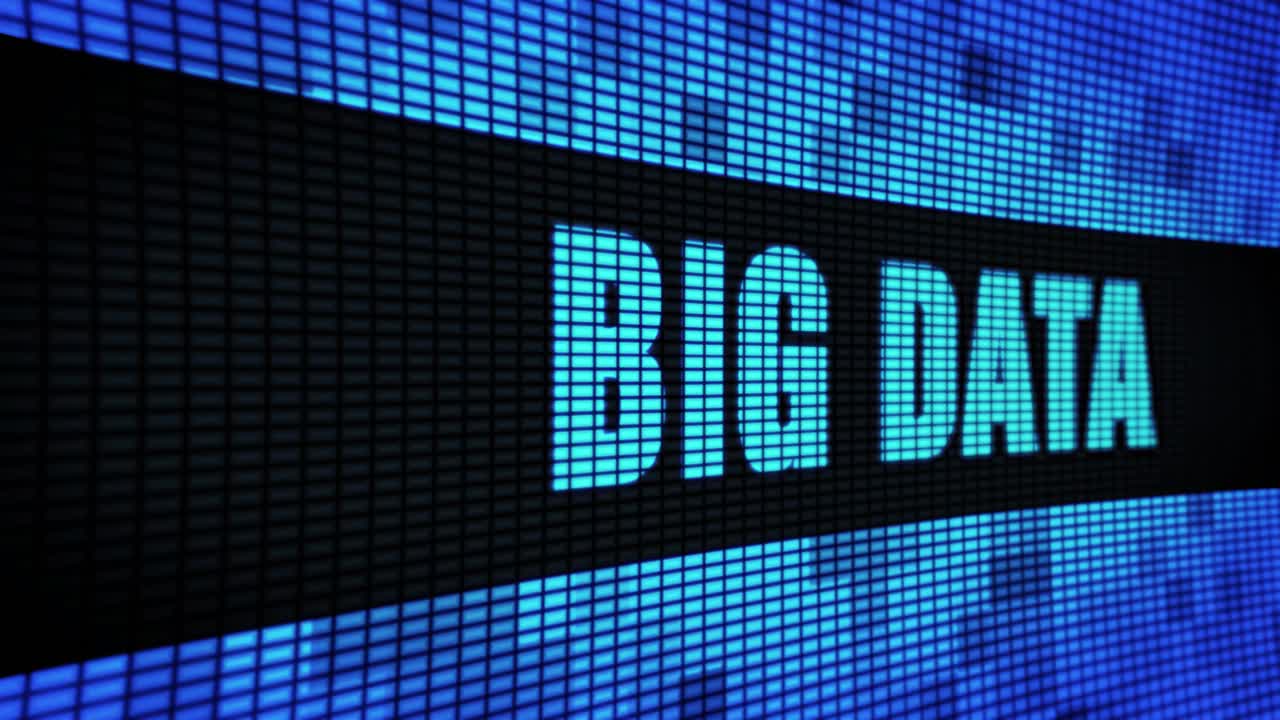 Big Data on a Digital Display
