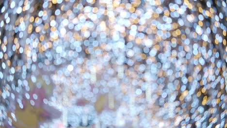 아름다운 크리스마스 또는 새해 bokeh, bokeh 박이는 빛