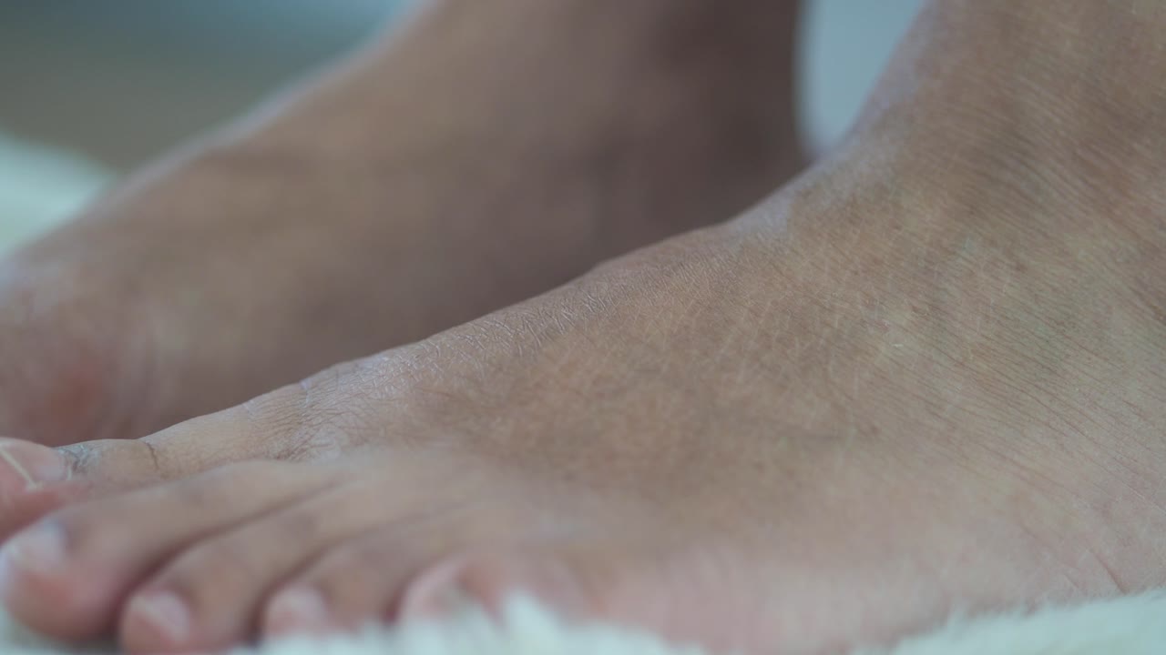 Primo piano di un piede