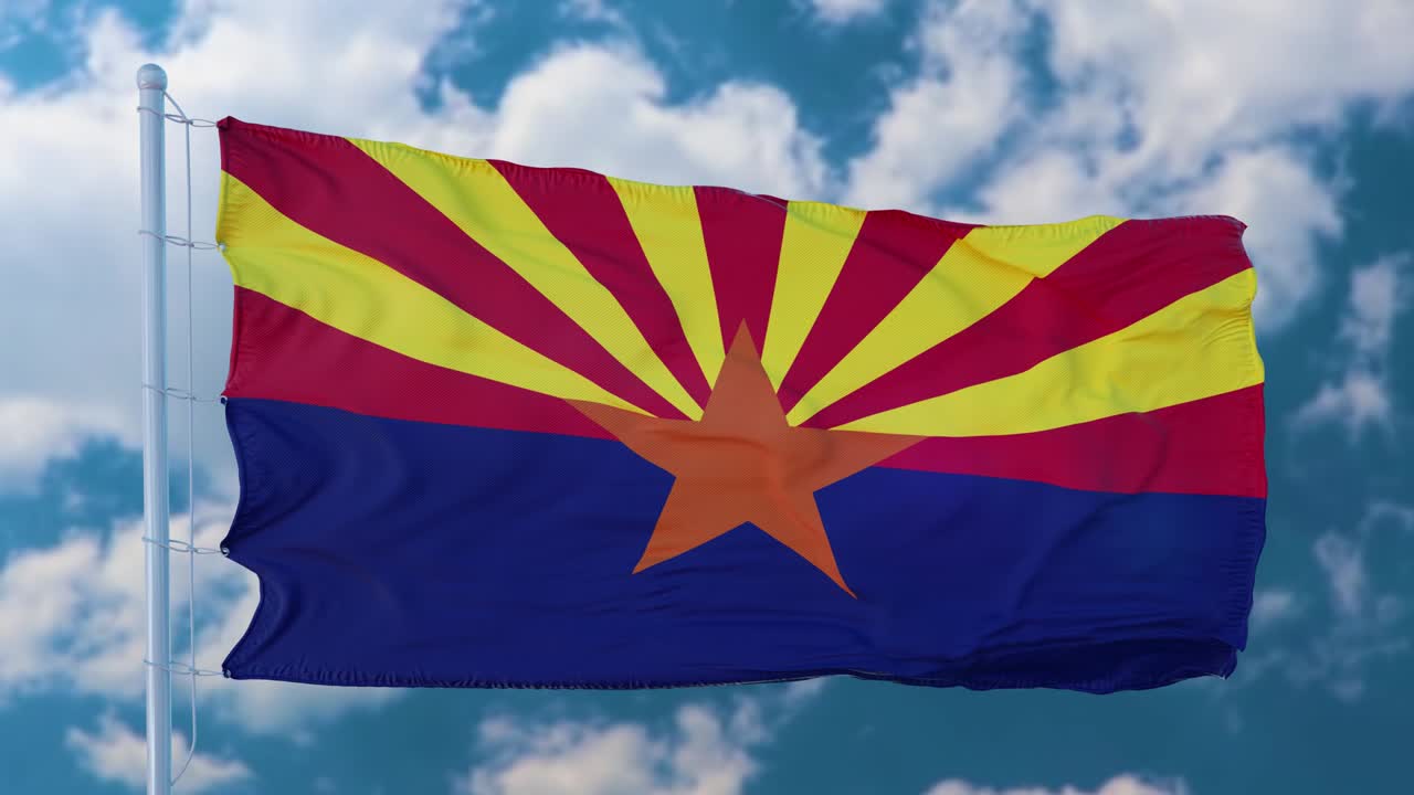 아리조나 주의 발, 미국 지역, 바람에 흔들리고