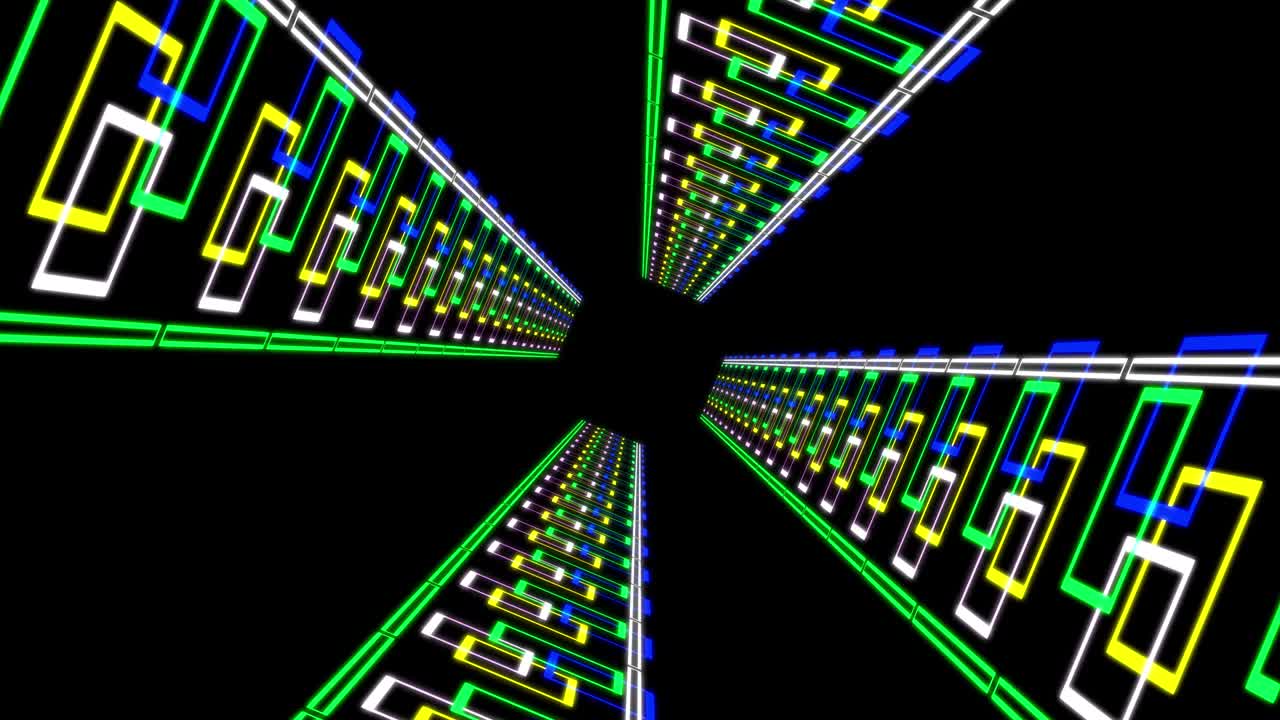 el progreso del túnel cibernético animación gráficos de movimiento
