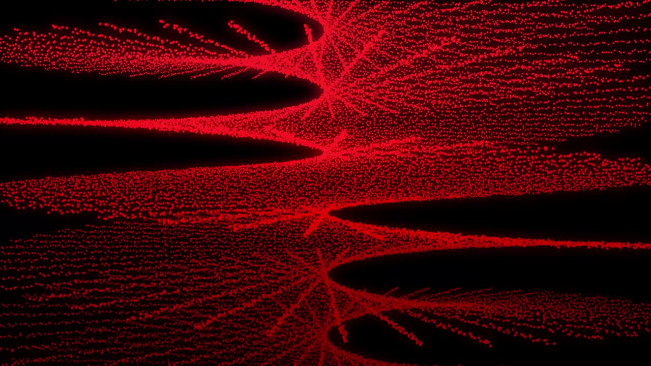 patrón de forma de punto rojo animación gráficos de movimiento