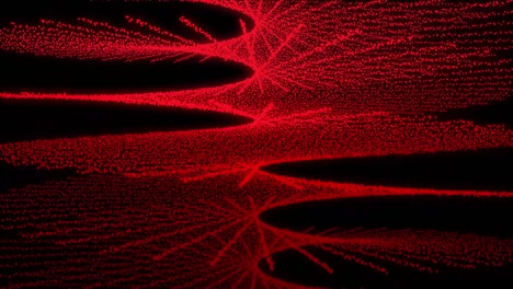 patrón de forma de punto rojo animación gráficos de movimiento