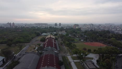 the aerial view of pingtung