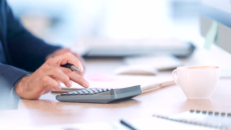 Accountant and trader calculating finances