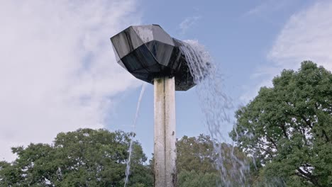 water fountain in a park