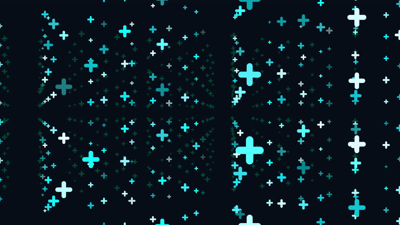 A graphic design featuring a repeating pattern of yellow crosses against a black backdrop, suitable for digital projects like websites as a decorative element