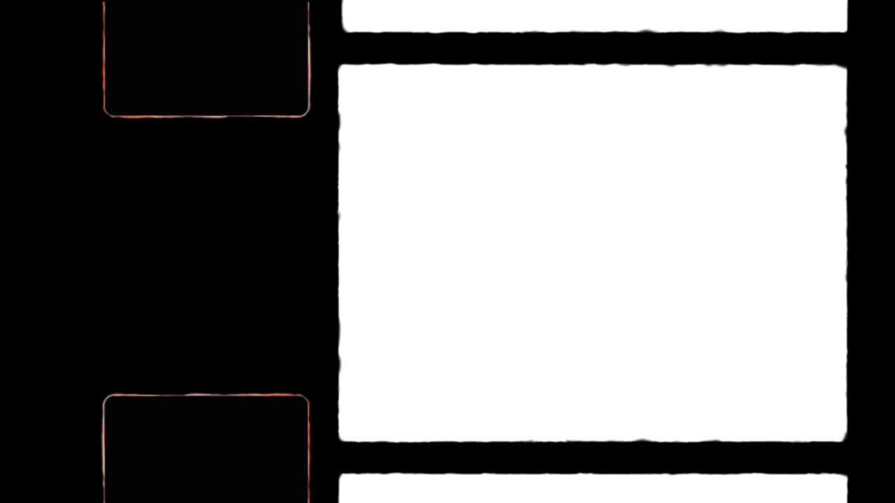 marco de película auténtico de 8 mm de 4k con agujero de engranaje