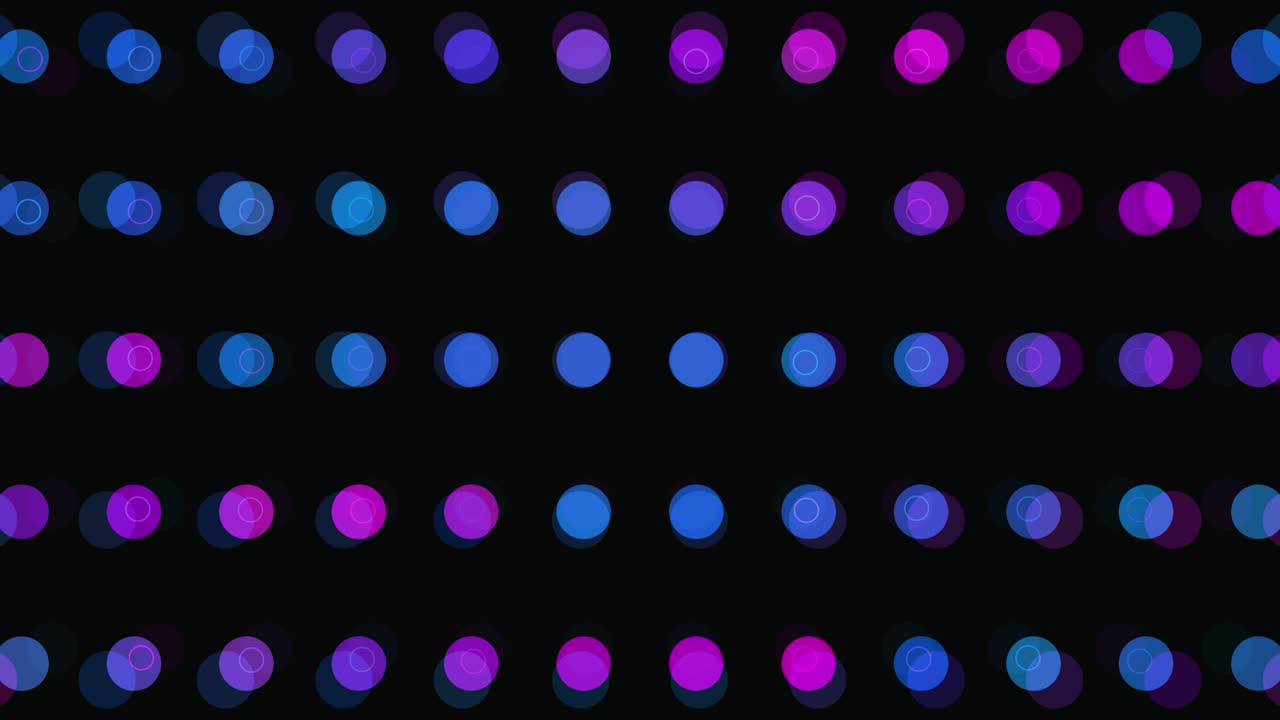 fondo 3d abstracto: superficies geométricas, círculos. animación macro abstracta.