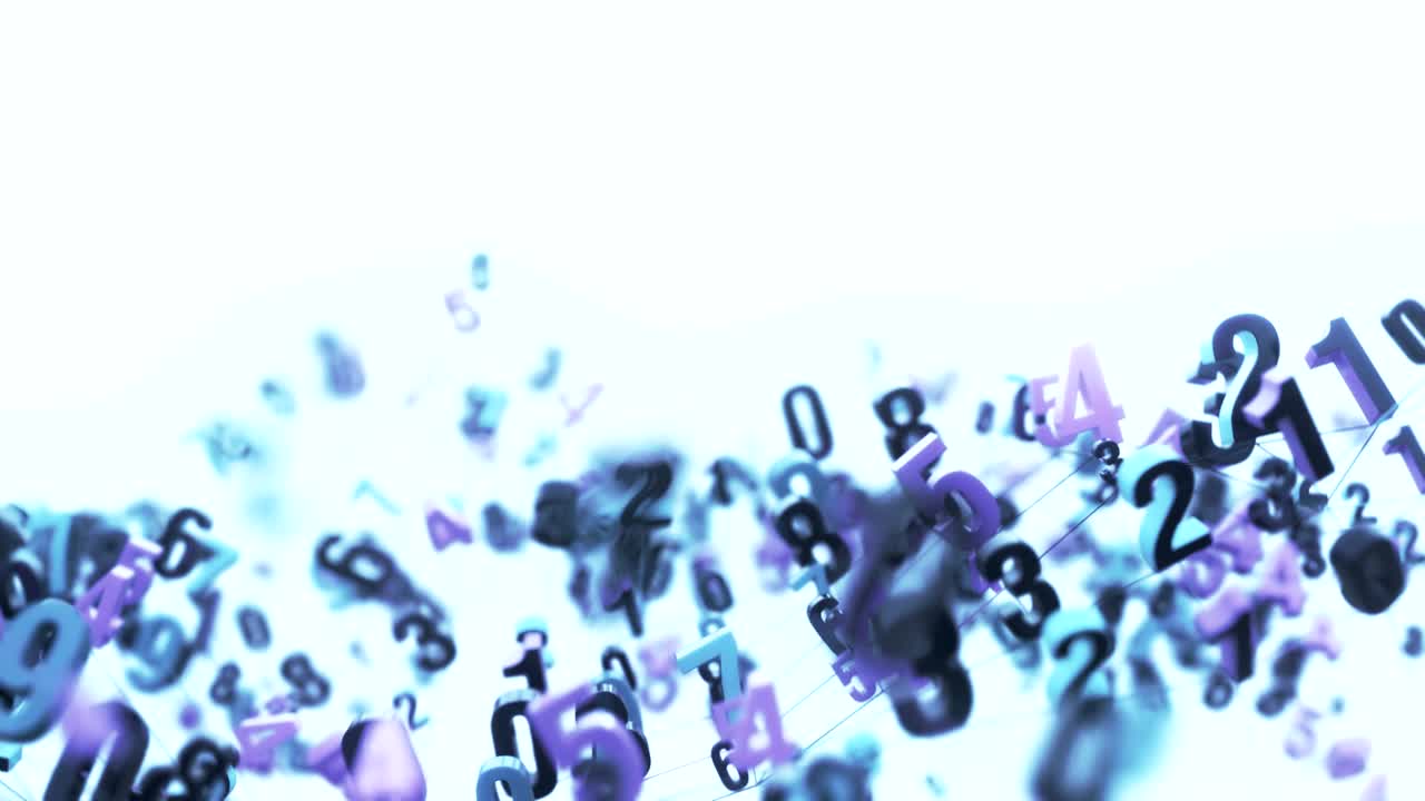 4k números aleatorios moviéndose en una malla.