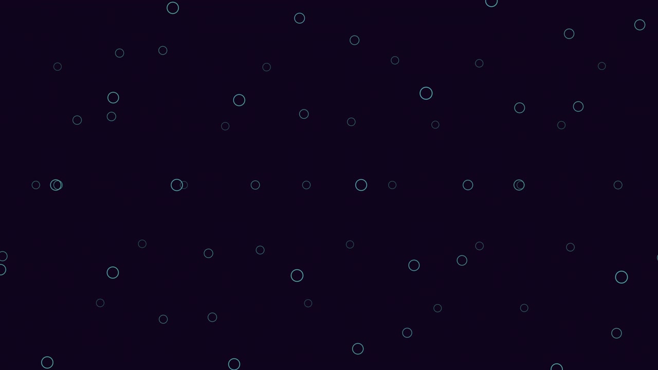 Grid of overlapping circles on dark background