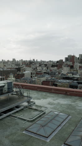 a rooftop view of a city