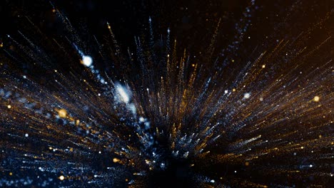 particles blue orange event game trailer titles cinematic concert stage background loop