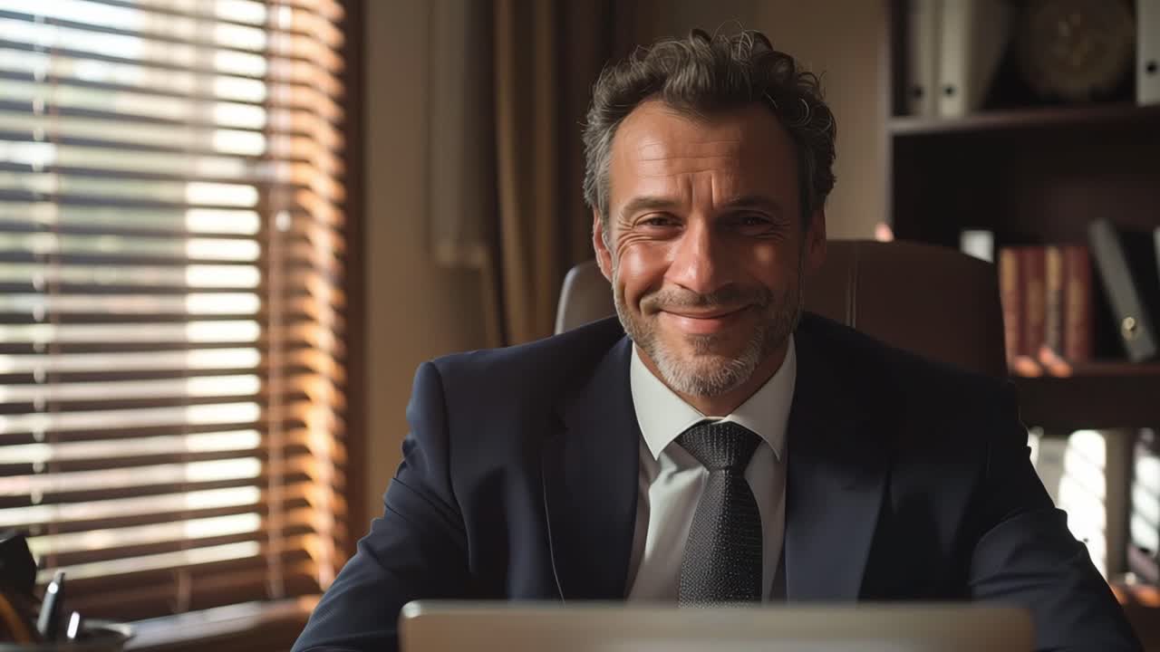 Professional Businessman in Office