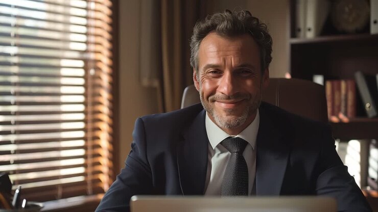Professional Businessman in Office