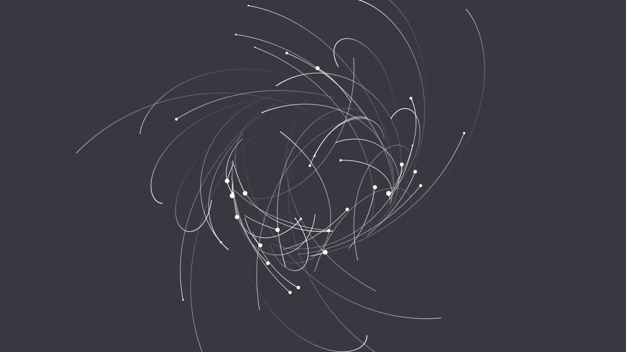 las líneas y los puntos se expanden en un fondo neutral