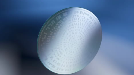 reflective wafer with intricate micro-patterns