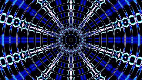 beautiful abstract kaleidoscope that shines, a radiant light that regulates the subtle movements