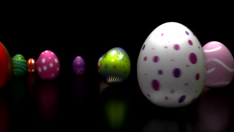 huevos de pascua bailando