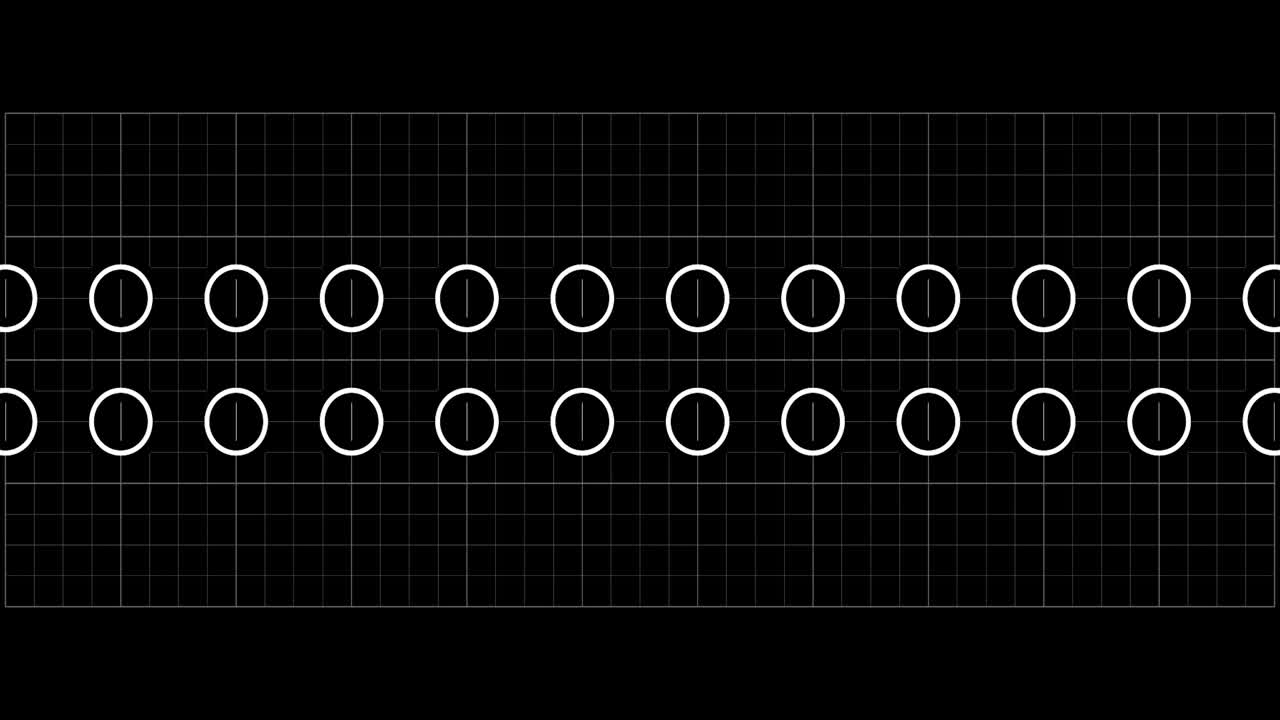 원을 가진 추상적인 배경 그리드 (a2)