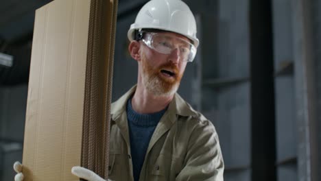 industrial worker in a manufacturing facility