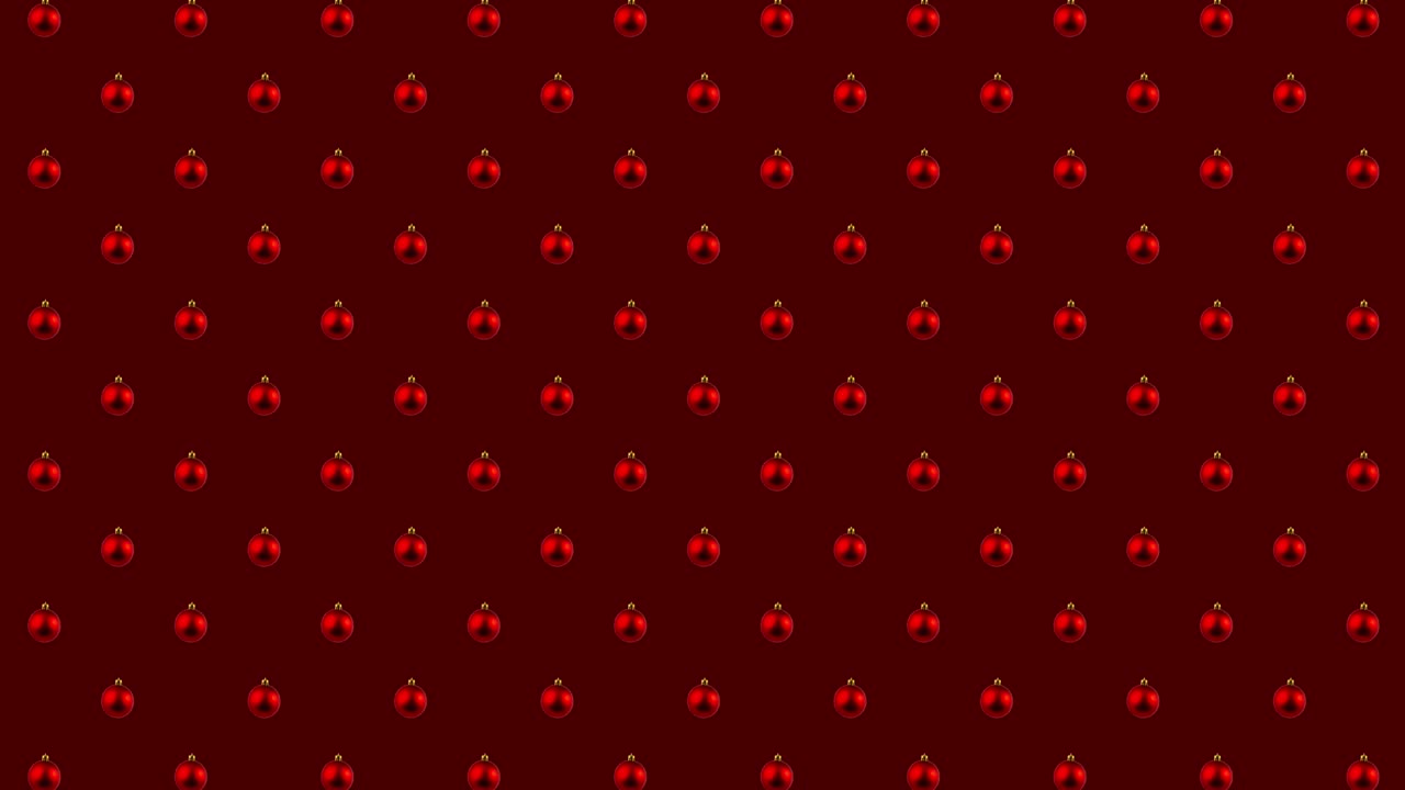 아름다운 크리스마스 공과 함께 은 새해, 4k 비디오 배경