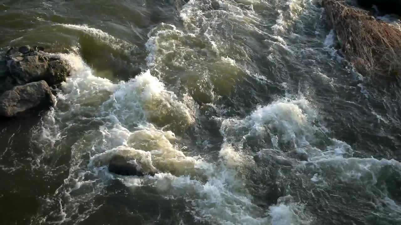 Flooded water force of nature Leh Ladakh wonders India