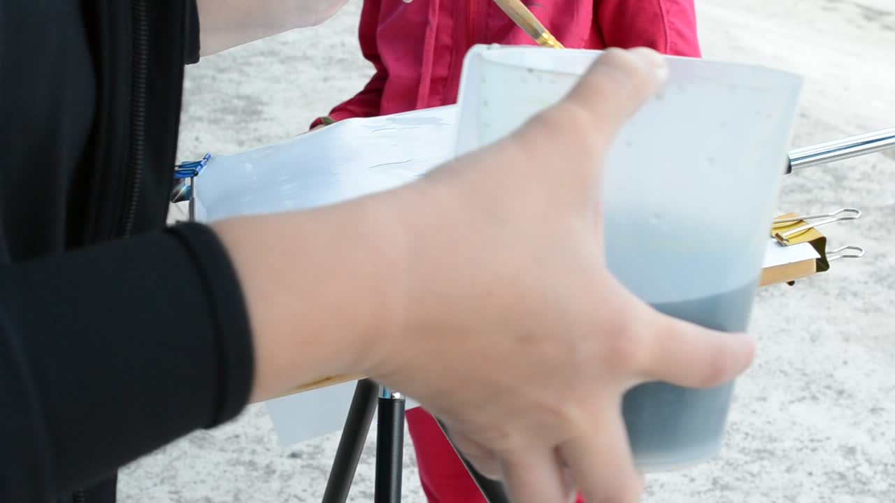Acquerello, disegniamo il mare