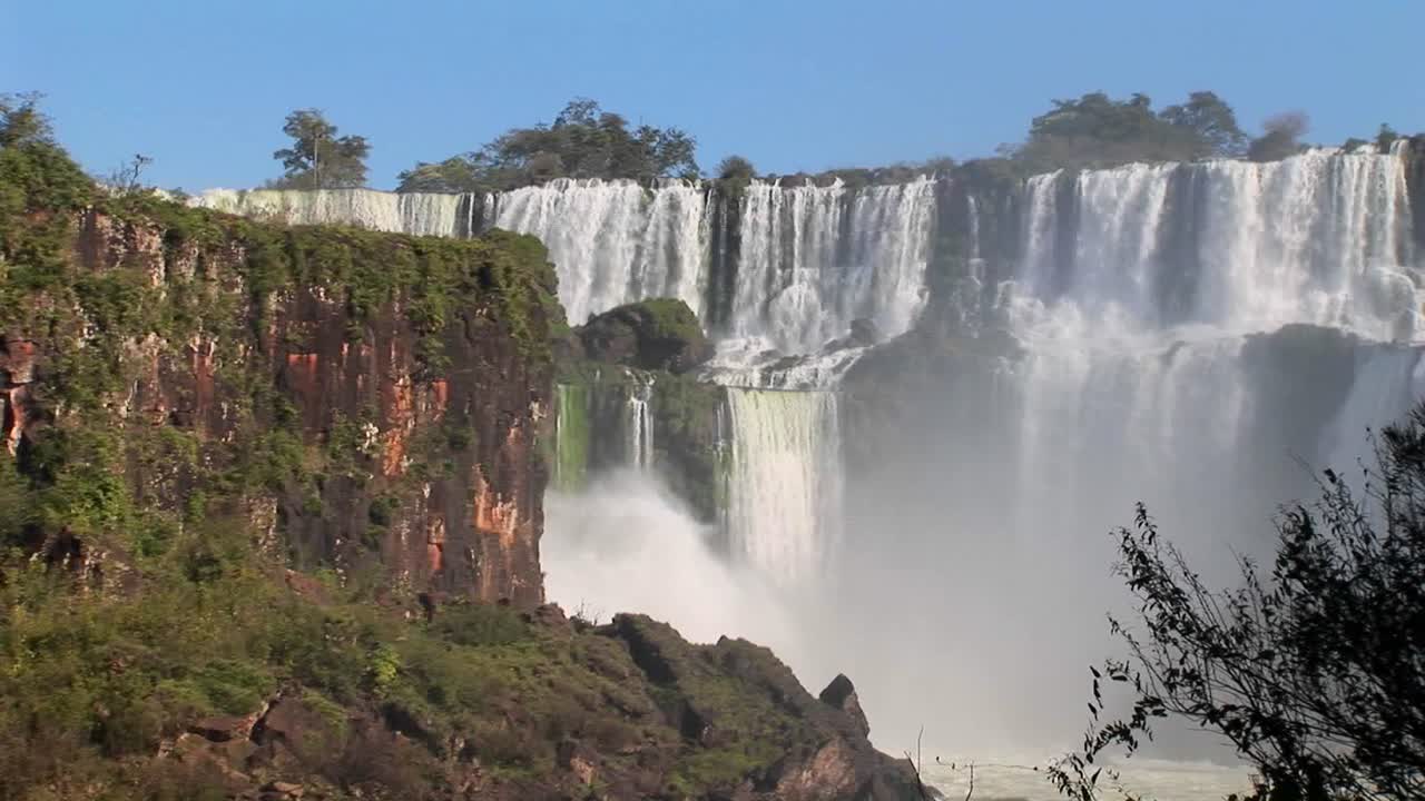 un plano general de las cataratas del iguacu
