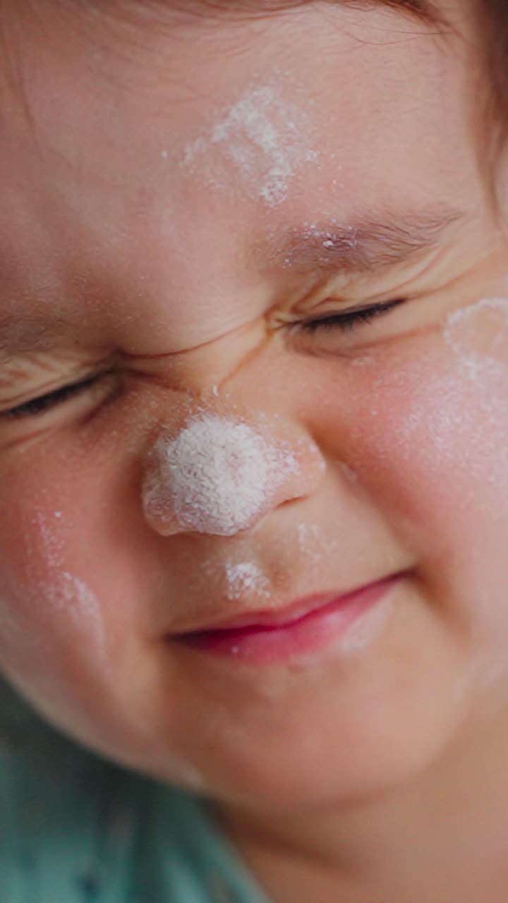 A Playful Child Covered in Soap Foam, Capturing the Innocent Joy of Exploration and Curiosity During Bath Time, Expressing Genuine Wonder and Delight in a Fun Messy Moment
