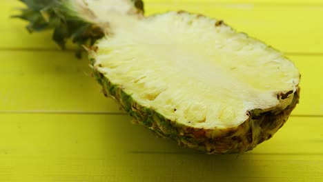 Half-of-cut-fresh-pineapple
