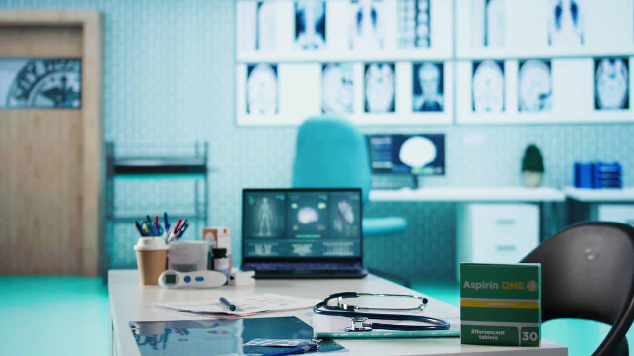 A doctor's office with medical equipment