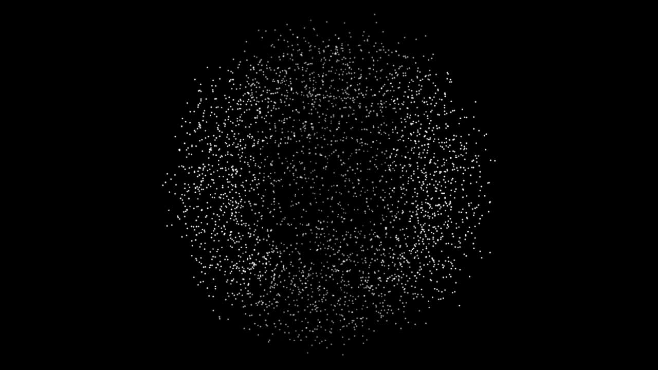 Abstract Sphere of Dots