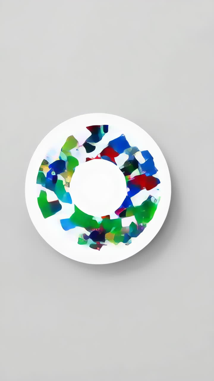 Abstract Colorful Circle Design